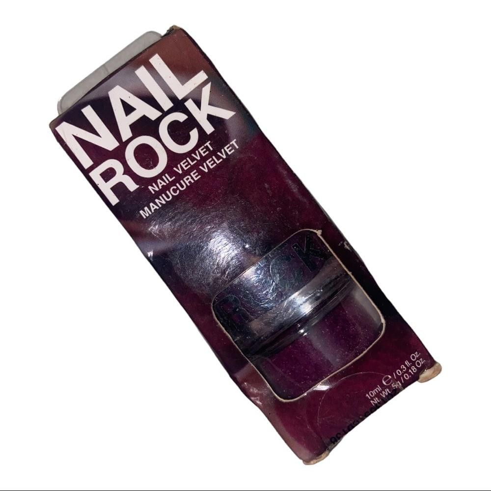 Designer Nail Rock l NIB Nail Velvet Manicure Set In Burgundy Size ONE SIZE - 1 Thumbnail