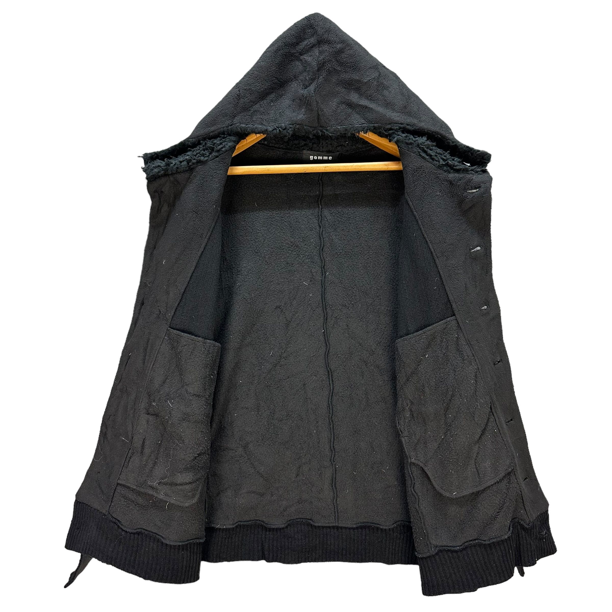 gomme GOMME Hybrid Material Avant Garde Hooded Jacket #A39-0887 Size US M / EU 48-50 / 2 - 6 Thumbnail