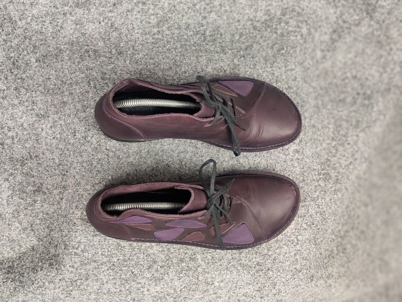 Japanese Brand loints of holland Design Leather Purple Comfort shoes Boots Size US 11 / IT 41 - 6 Thumbnail