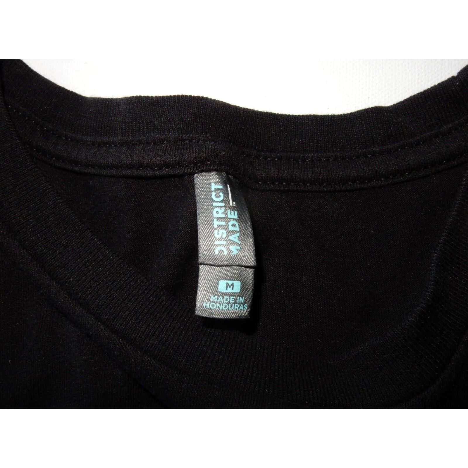 Vintage District Made Men's Short Sleeve T Shirt Black Medium Size US M / EU 48-50 / 2 - 4 Thumbnail