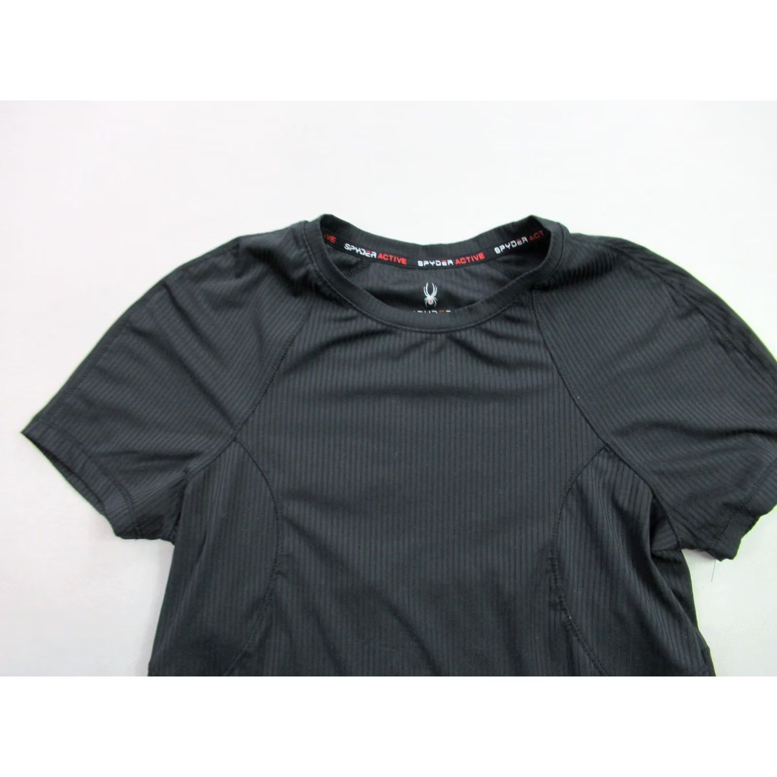 Spyder Spyder Shirt Small Black Short Sleeve Crew Neck Outdoors Lightweight Mens Size US S / EU 44-46 / 1 - 3 Thumbnail