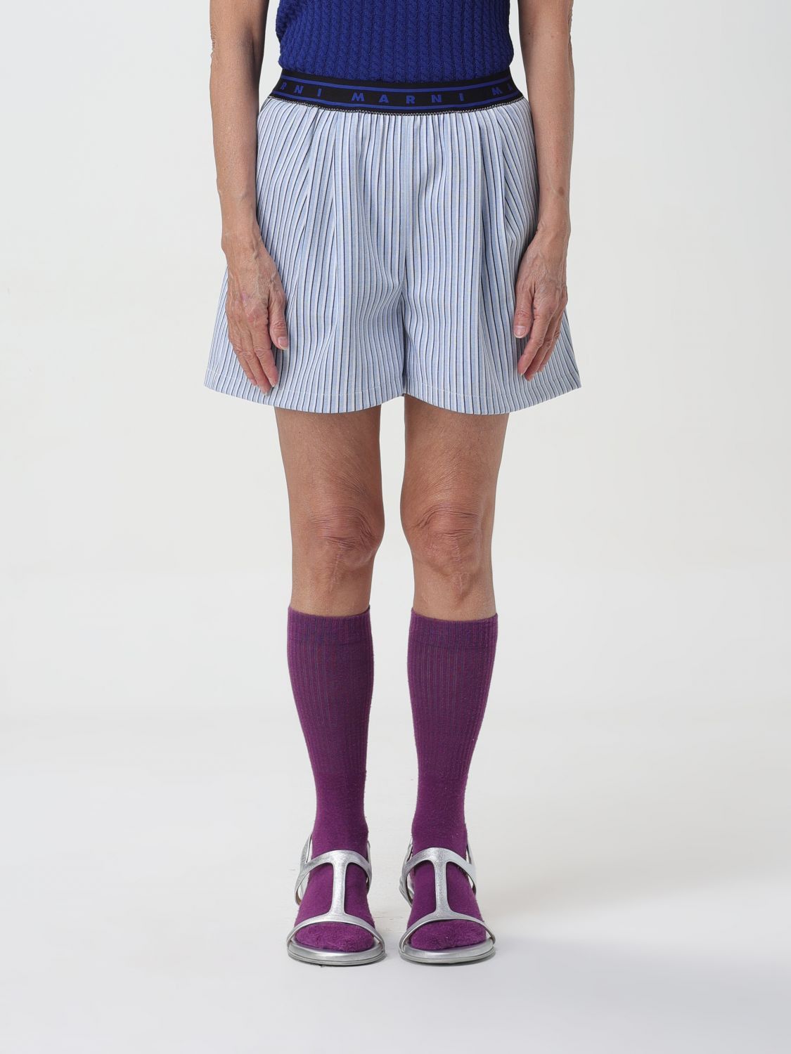 image of Marni Short Woman Blue, Women's (Size 26)