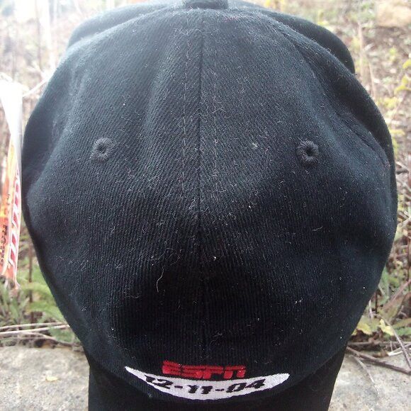 NASCAR NWT Ultra Fit Dale Earnardt Jr Flames Strap Back Hat Cap Size ONE SIZE - 3 Thumbnail