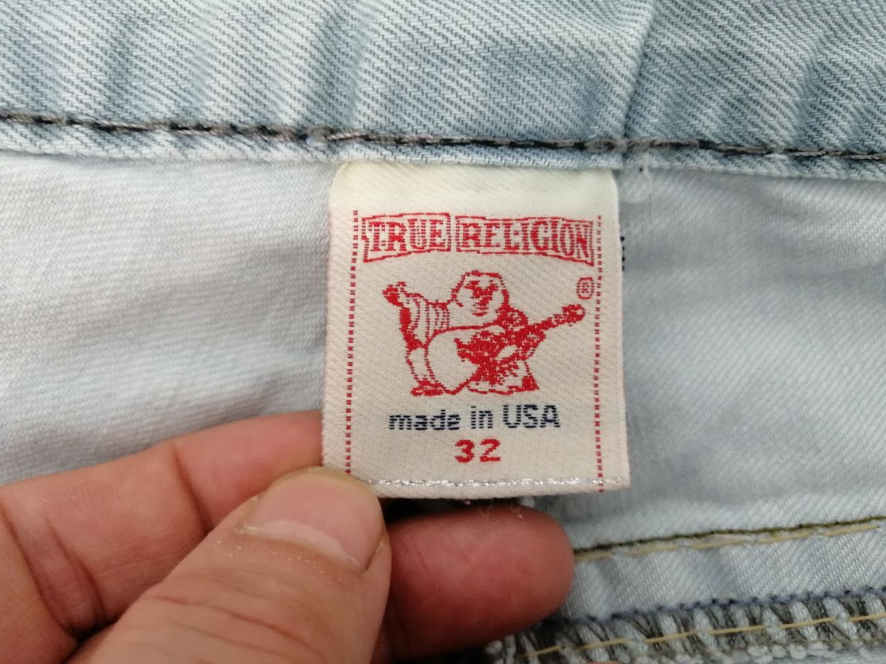 True Religion True Religion Billy Super T Seat 34 Denim Jeans Size US 32 / EU 48 - 6 Thumbnail