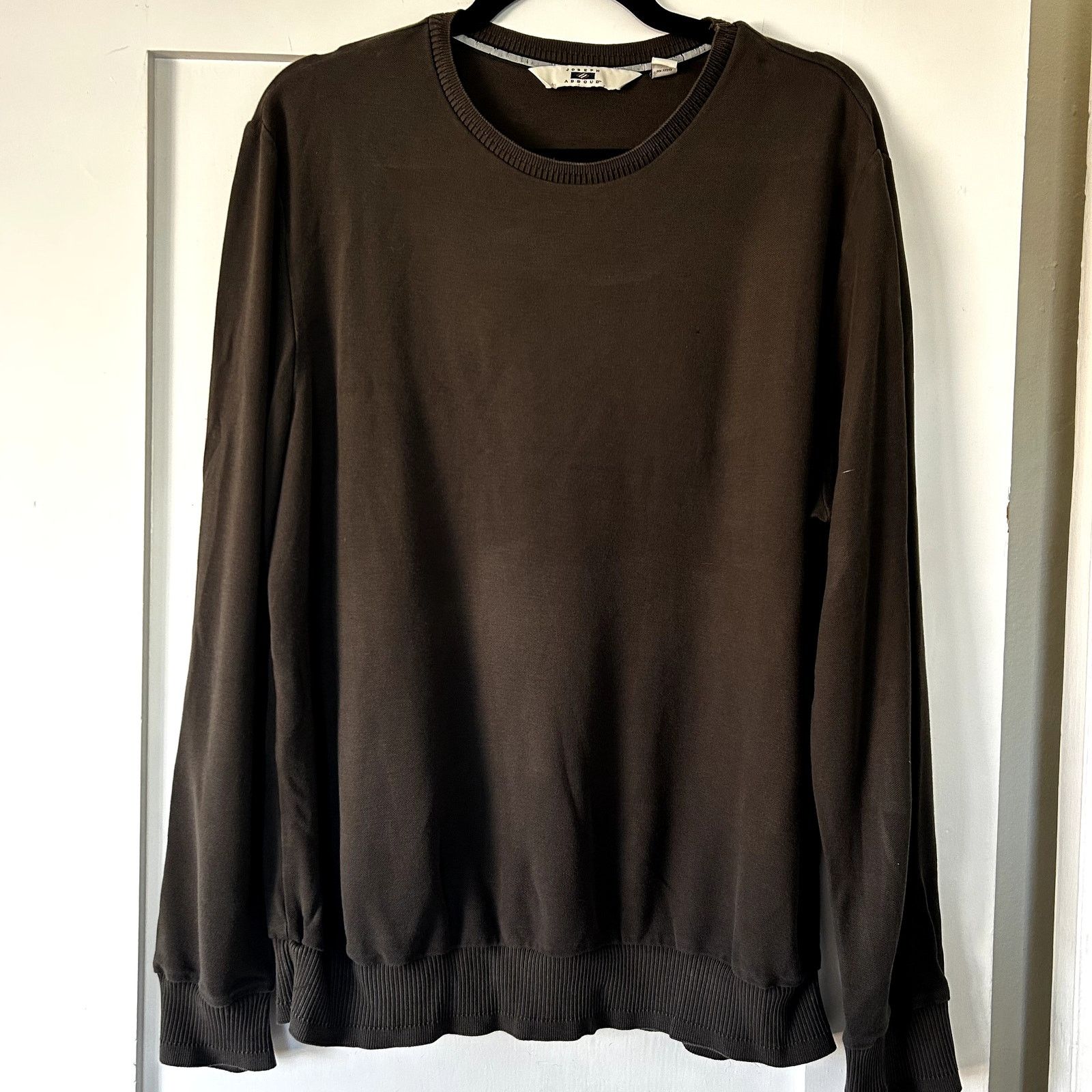 Joseph Abboud Men's stylish crew neck brown sweater Size US L / EU 52-54 / 3 - 1 Thumbnail