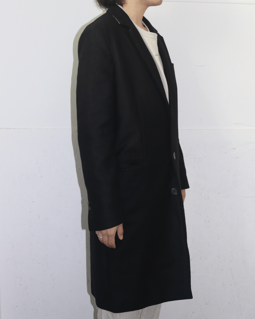 AMI AMI AW15 Single-Breasted Tuskania Wool Coat Size US M / EU 48-50 / 2 - 3 Thumbnail