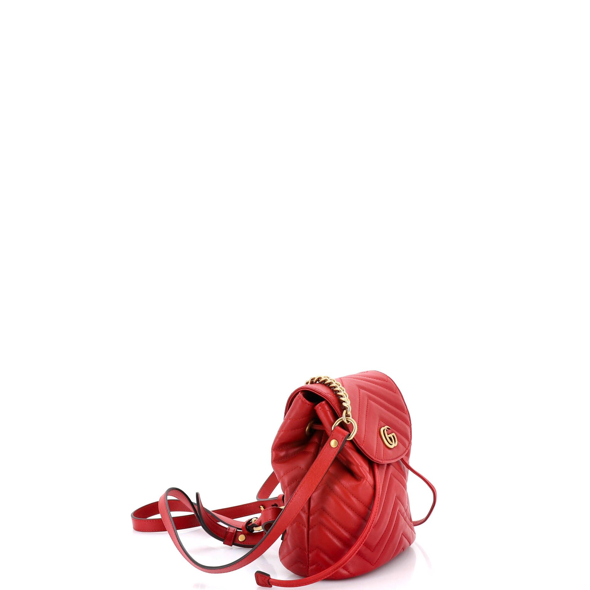 Gucci GG Marmont Drawstring Backpack Matelasse Leather Mini Size ONE SIZE - 1 Thumbnail