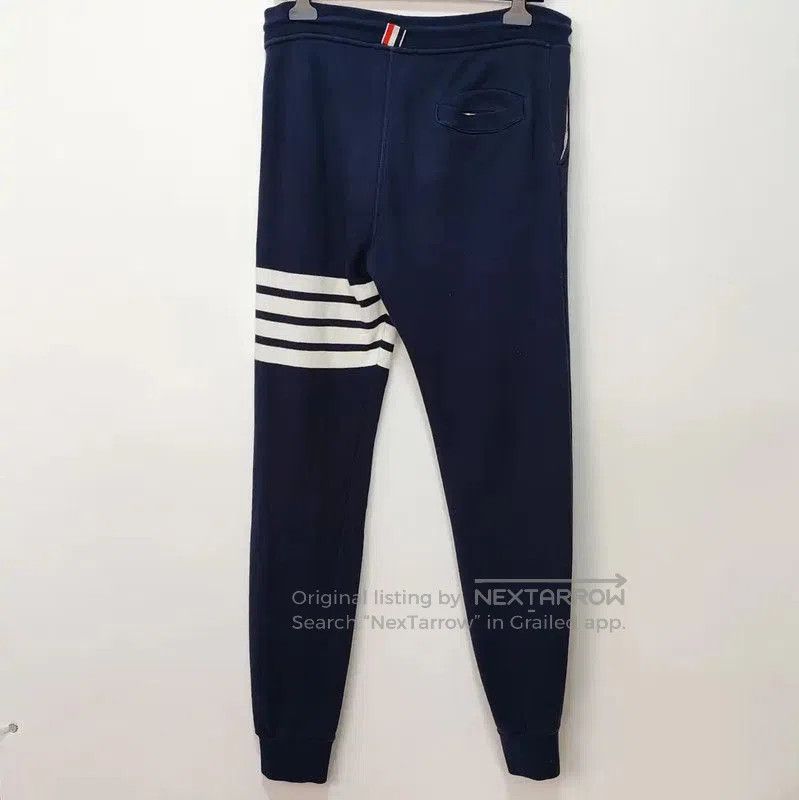 Thom Browne Thom Browne Navy Cotton Sweatpants for Men . Size US 32 / EU 48 - 2 Thumbnail
