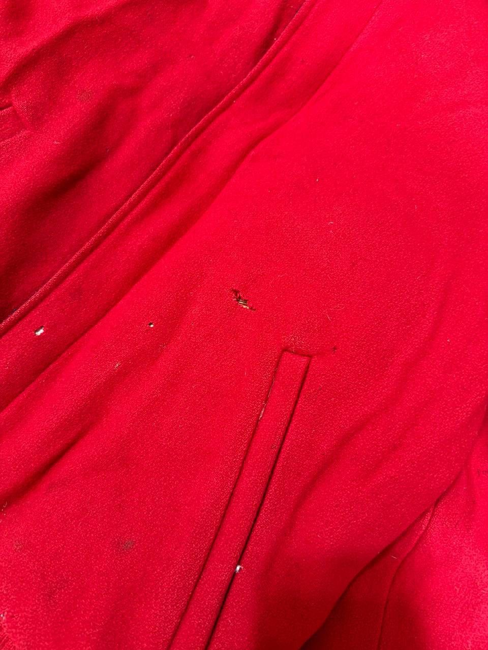 Woolrich Woolen Mills Vintage Woolrich Jacket Red Blanket Bomber Zip Wool Pocket M Size US M / EU 48-50 / 2 - 2 Thumbnail