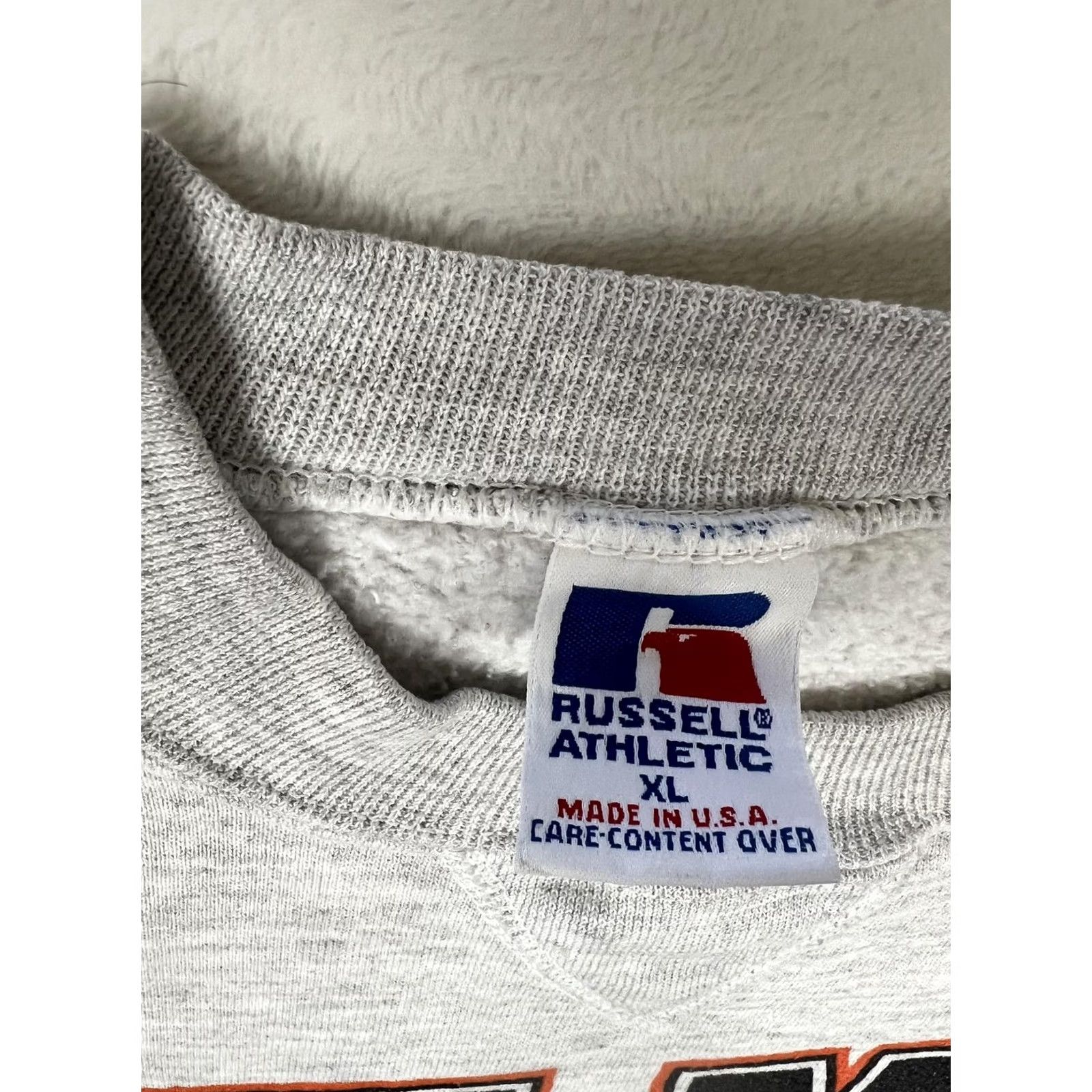 Russell Athletic VINTAGE Russell Athletic Sweatshirt Mens XL Gray Graphic Print Selma Bears USA Fleece Crew Neck Pullover Sports Logo Size US XL / EU 56 / 4 - 4 Thumbnail