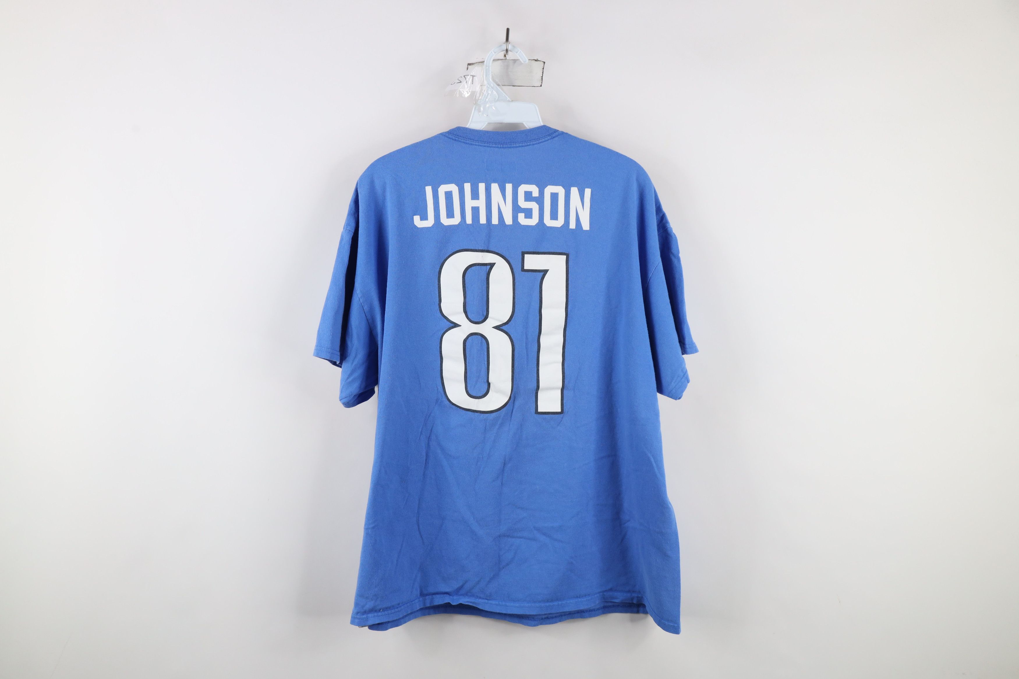 Vintage Vintage Y2K NFL Johnson Lions Football Jersey T-Shirt Size US XL / EU 56 / 4 - 11 Thumbnail