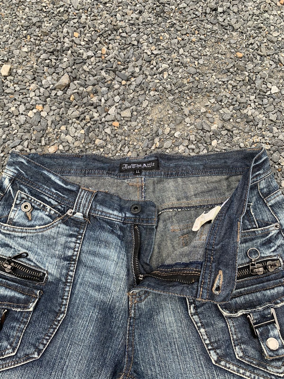 Tornado Mart FLARE IN THE ATTIC PUNK STYLE JAPANESE DISTRESSED DENIM Size US 32 / EU 48 - 15 Thumbnail