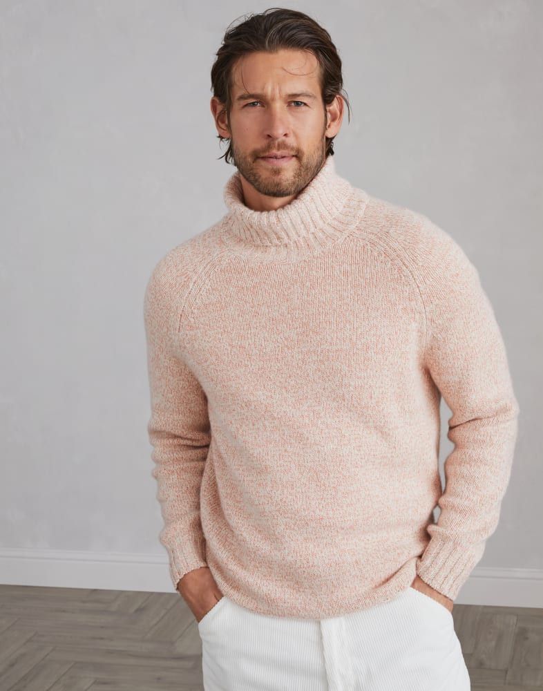 Brunello Cucinelli o1w1db10825 Cashmere Turtleneck in Orange Size US L / EU 52-54 / 3 - 1 Thumbnail