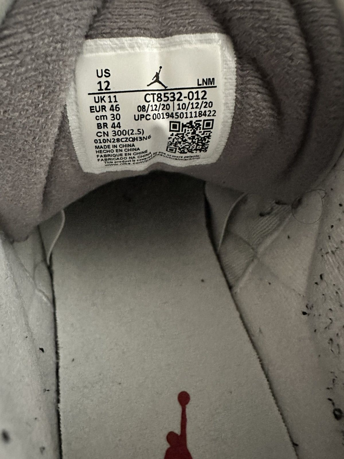 Jordan Brand Air Jordan 3 Retro ‘Cool Grey’ Size US 12 / EU 45 - 6 Thumbnail