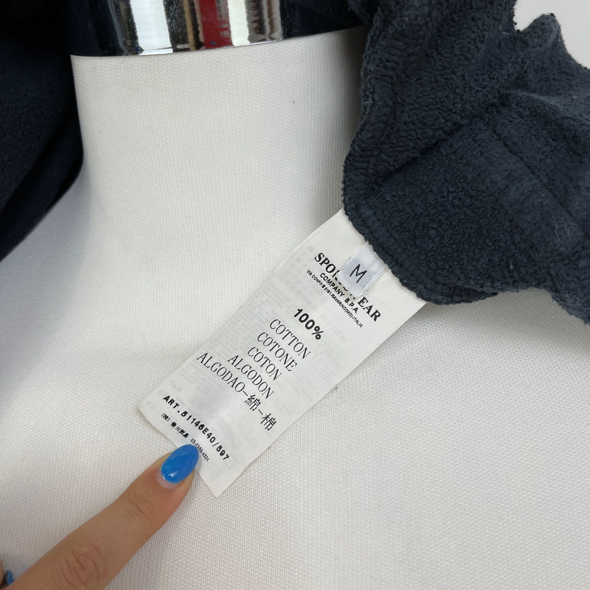 Stone Island Felpa Stone Island Denims AW 2009 Archive – Taglia M Size US M / EU 48-50 / 2 - 8 Thumbnail