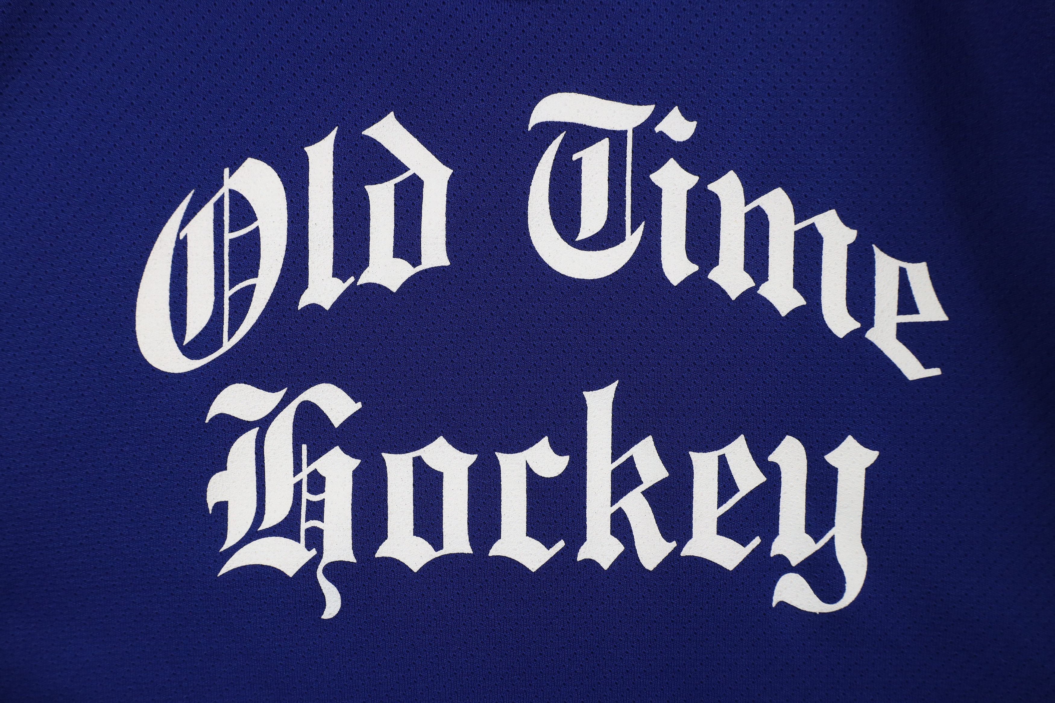 Vintage Vintage 90s CCM English Old Time Hockey Jersey Blue White Size US XL / EU 56 / 4 - 4 Thumbnail