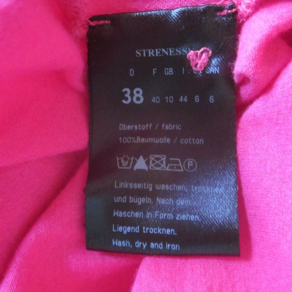 STRENESSE Strenesse Cotton Fitted Blouse Sz 8 Pink Cotton Size M / US 6-8 / IT 42-44 - 8 Thumbnail