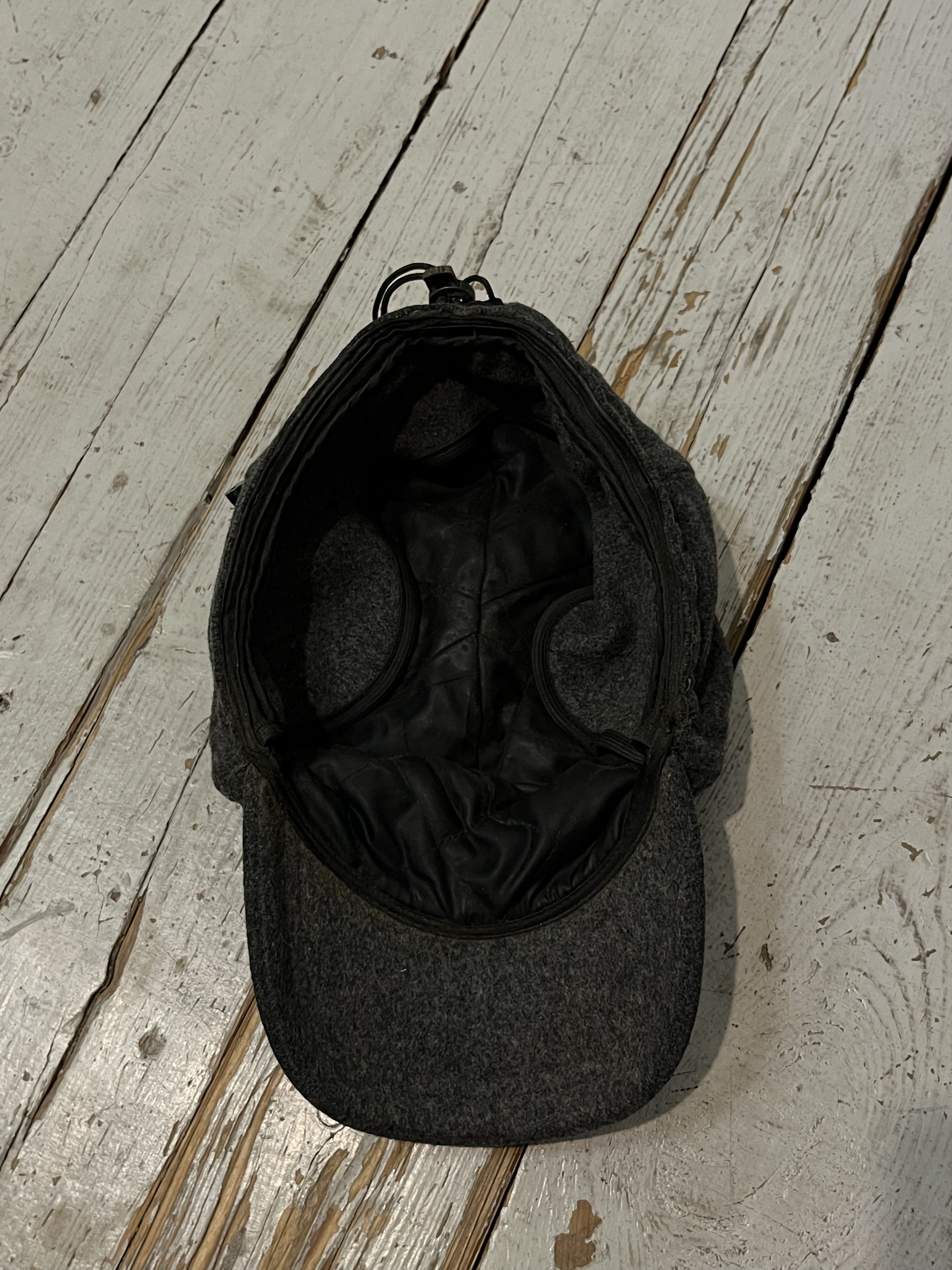 Fjallraven × Vintage Vintage 90s Fjallraven Gray Wool Cap Rare Size ONE SIZE - 10 Thumbnail