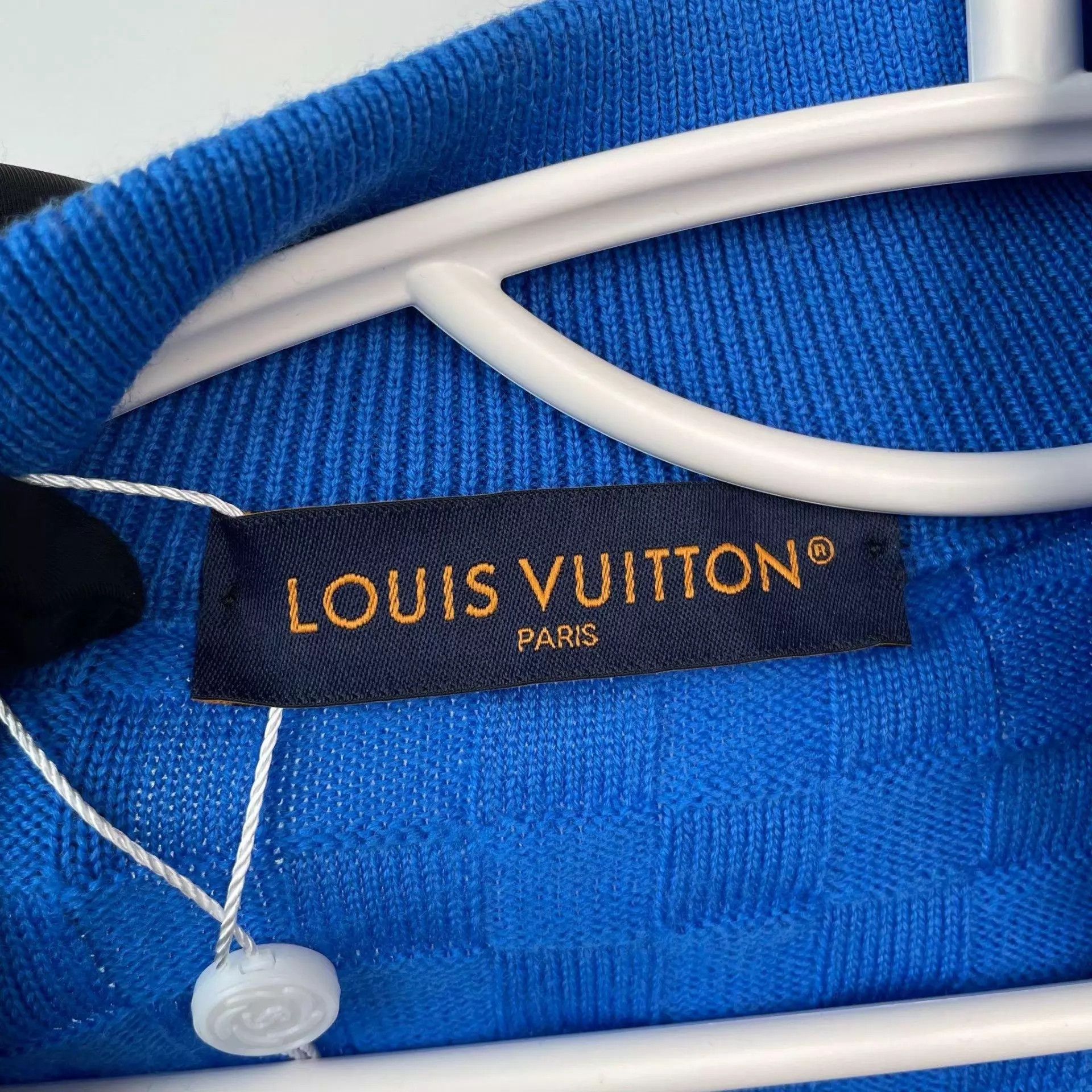 Louis Vuitton LV Knit Jacket Blue M Size US M / EU 48-50 / 2 - 3 Thumbnail