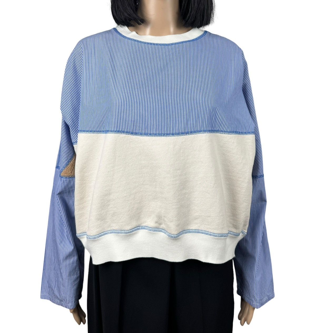 Designer Walk Of Shame Striped Sweatshirt Cotton size 38 Size XS / US 0-2 / IT 36-38 - 2 Thumbnail