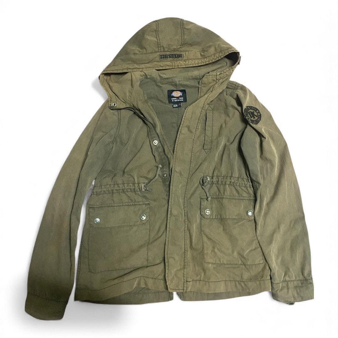 Dickies Dickies 1922 Olive Green Hooded Parka Jacket Size US M / EU 48-50 / 2 - 1 Thumbnail