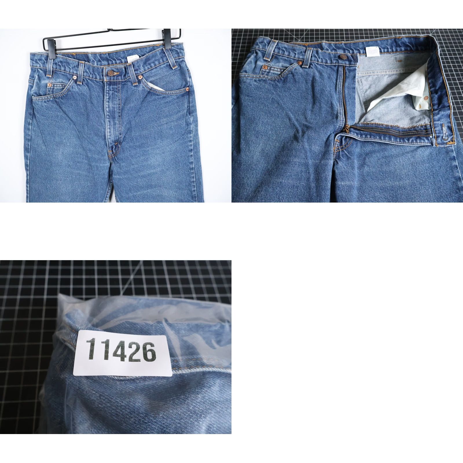 Levi's VINTAGE Levi's Jeans Main Selling Point 517 Bootcut Mens 32 x 28 Blue Orange Tab 90s Retro Size US 32 / EU 48 - 10 Thumbnail