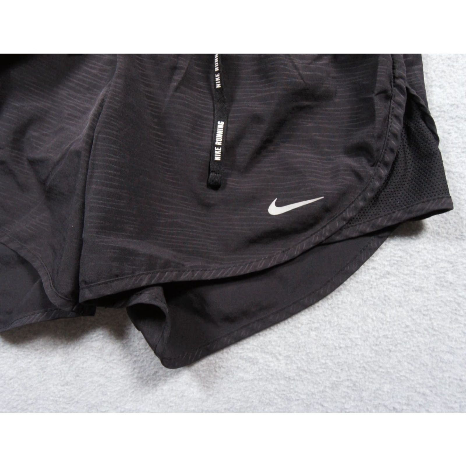 Nike Nike Running Shorts Womens XS Black 3" Dri Fit Activewear Workout Brief Lined Size 26" / US 2 / IT 38 - 3 Thumbnail