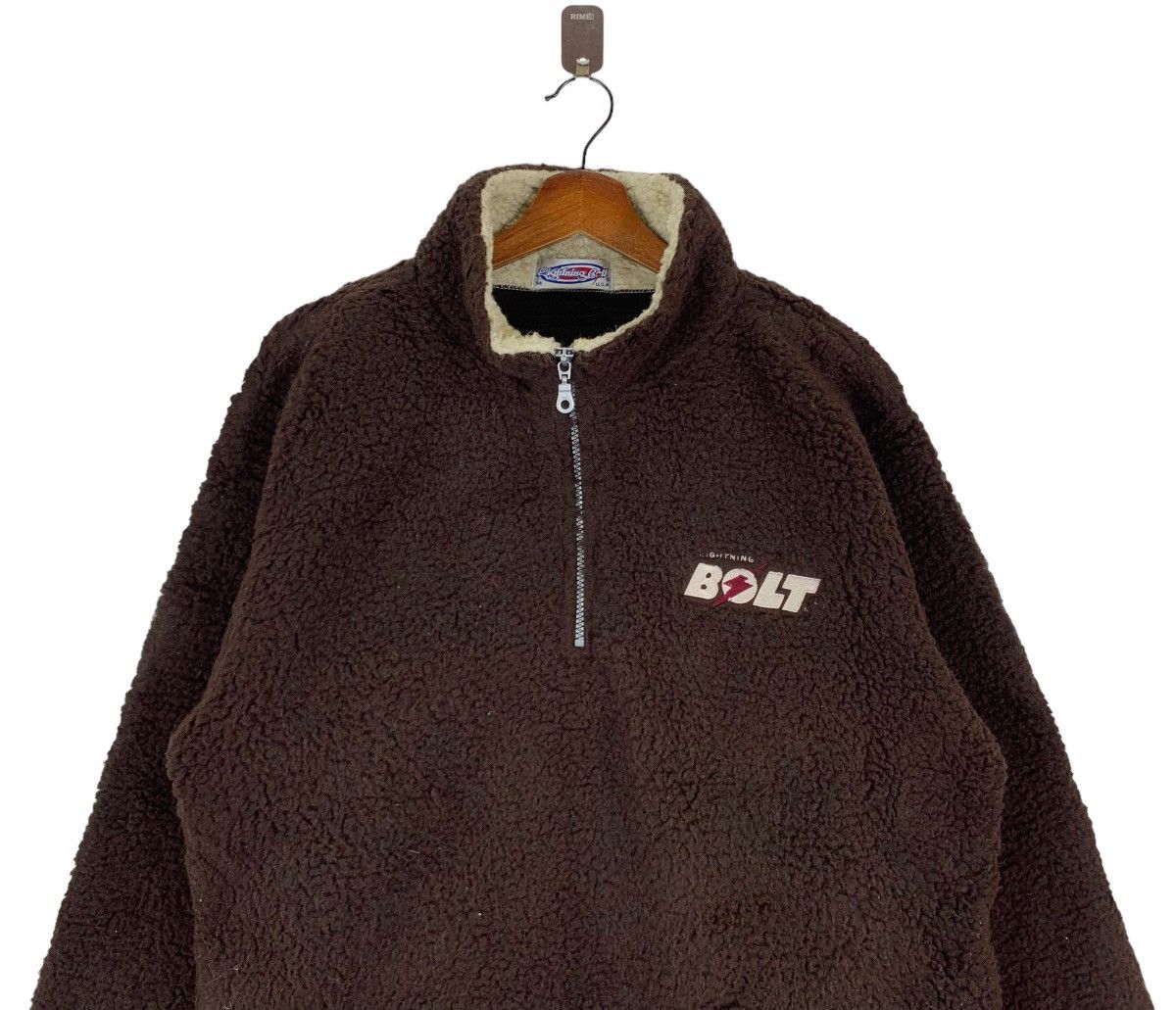 Lightning Bolt 🔥🔥VINTAGE LIGHTNING BOLT SURF STYLE SURFWEAR FLEECE SWEATER Size US M / EU 48-50 / 2 - 4 Thumbnail