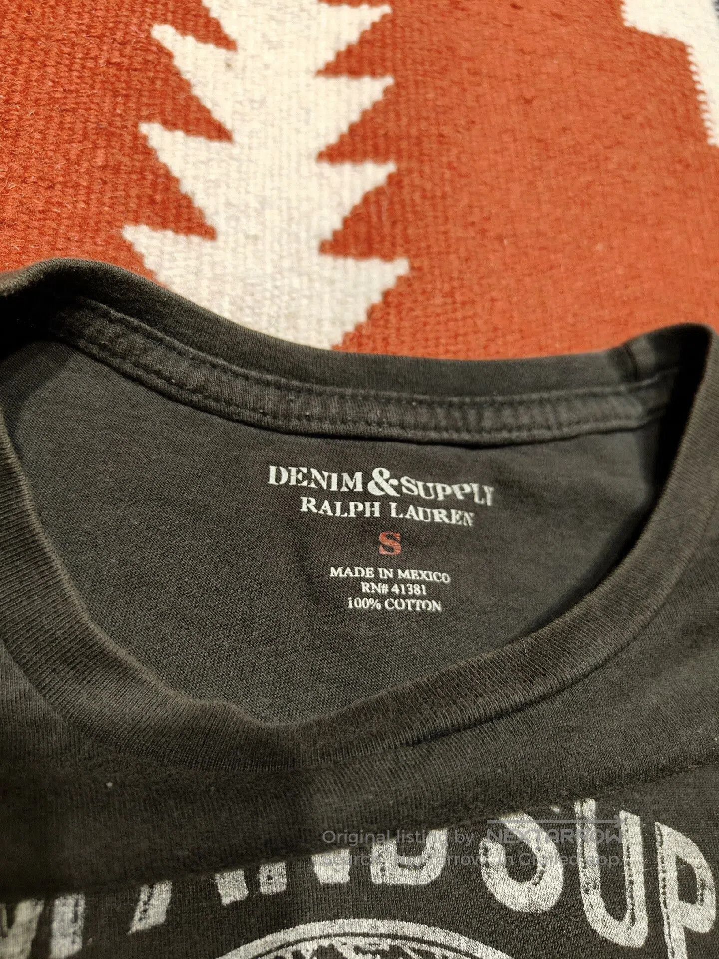 Denim & Supply Ralph Lauren RL DS Indian Chief Short Sleeve T-Shirt. Size US S / EU 44-46 / 1 - 3 Thumbnail