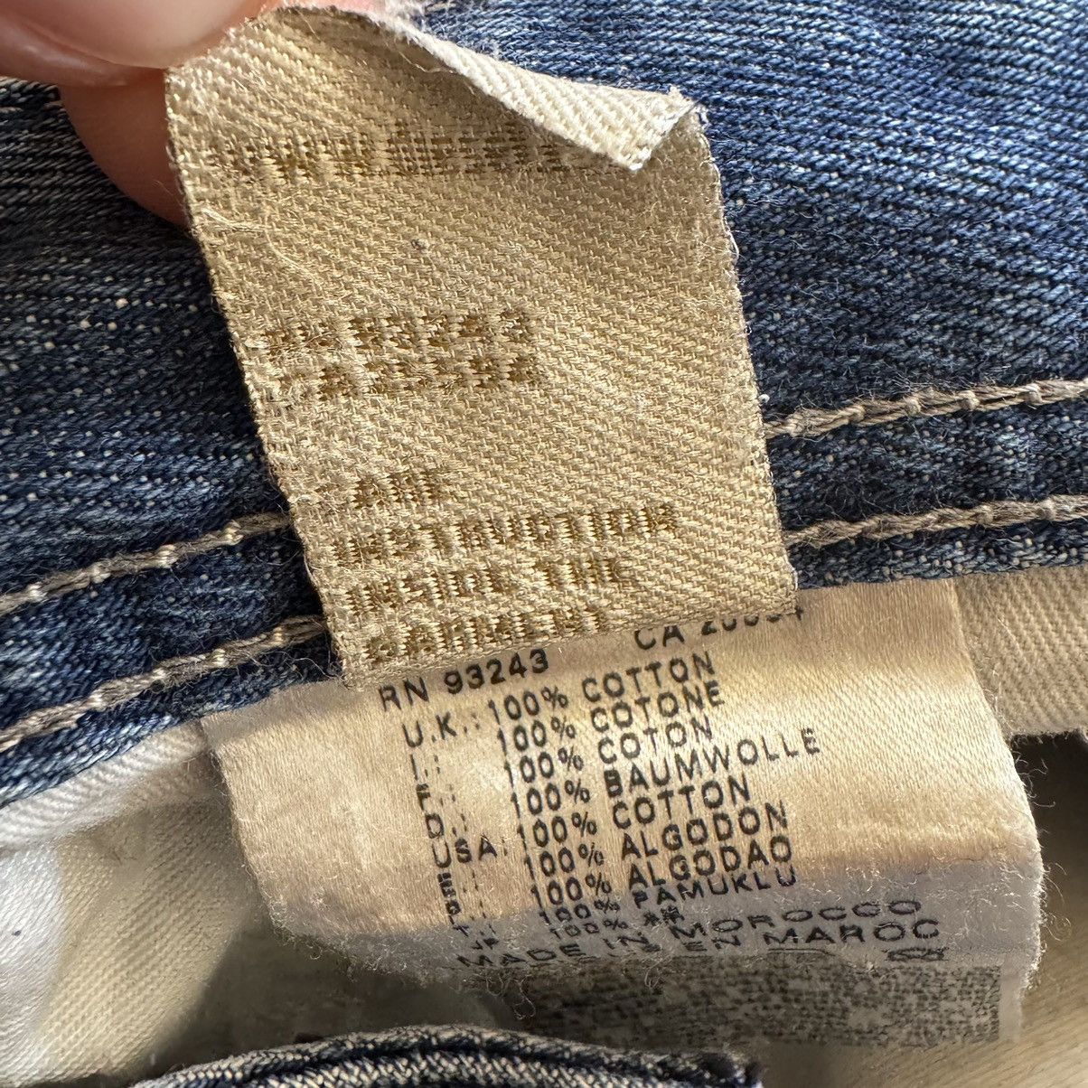 Diesel Vintage pants Diesel y2k denim baggy Japan style Size US 34 / EU 50 - 7 Thumbnail