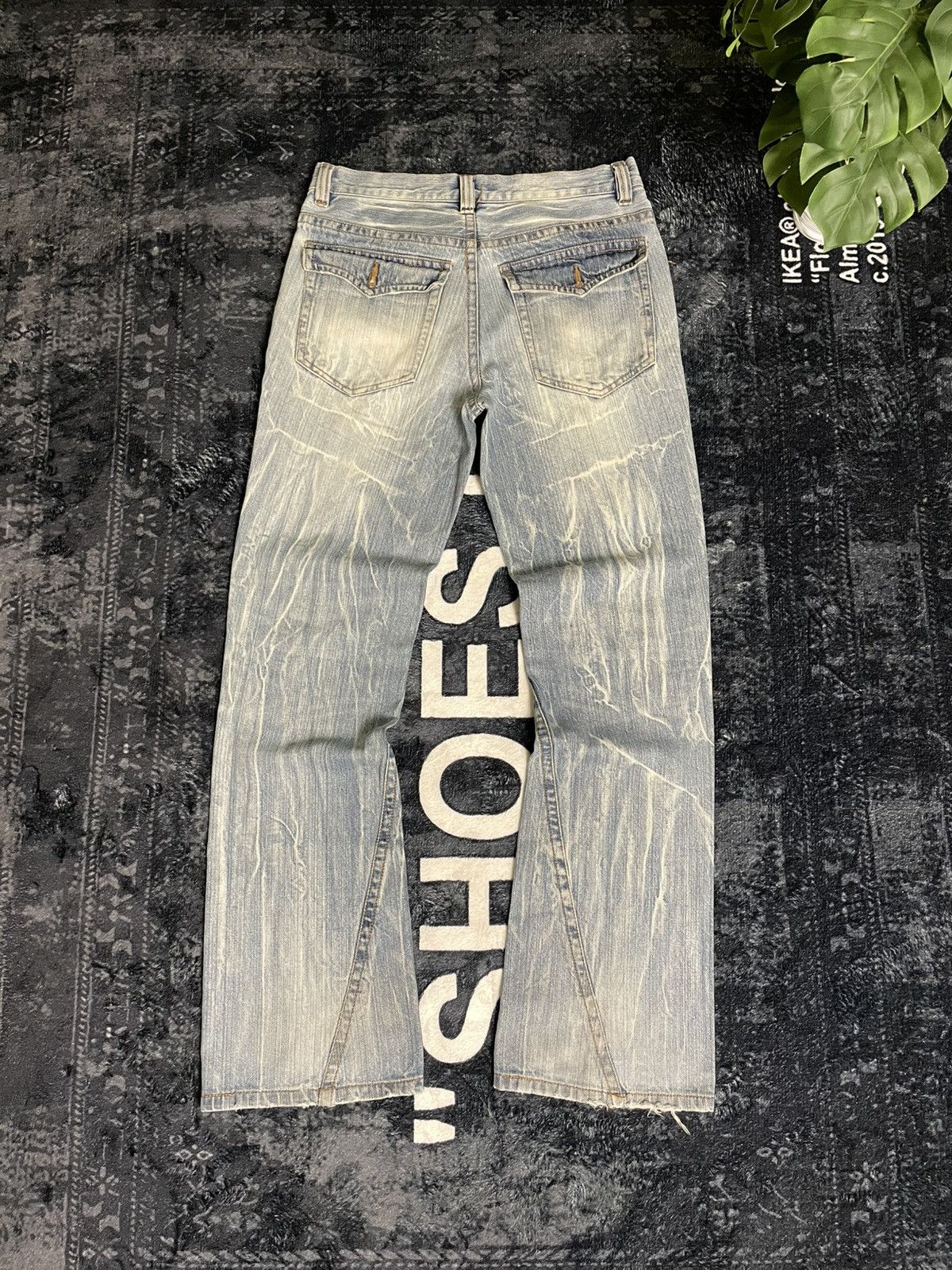 Japanese Brand Signal Point Twisted Leg Thunder Washed Denim Size US 30 / EU 46 - 8 Thumbnail