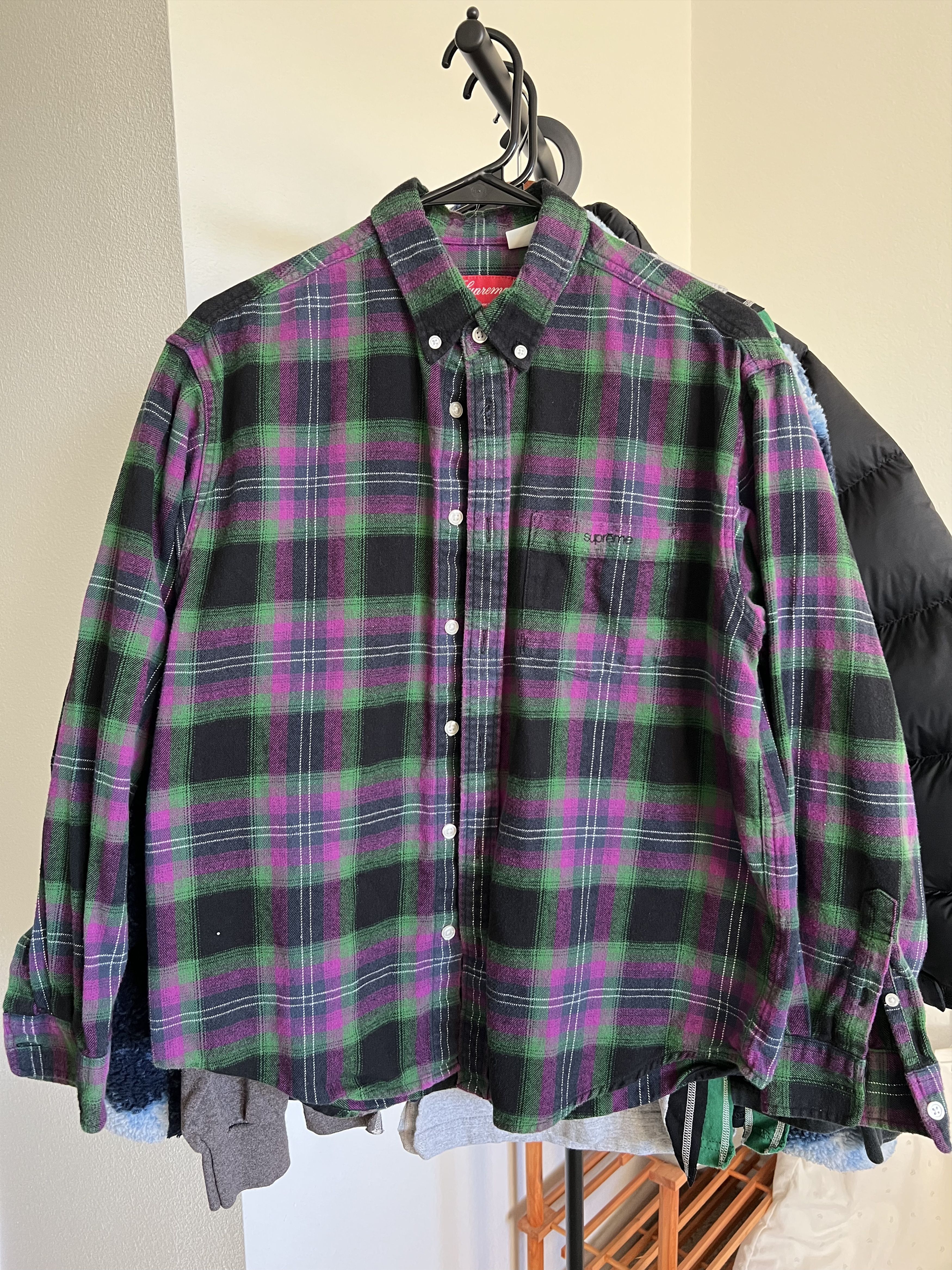 Supreme Supreme SS24 Loose Fit Mini Plaid SS Shirt | Grailed