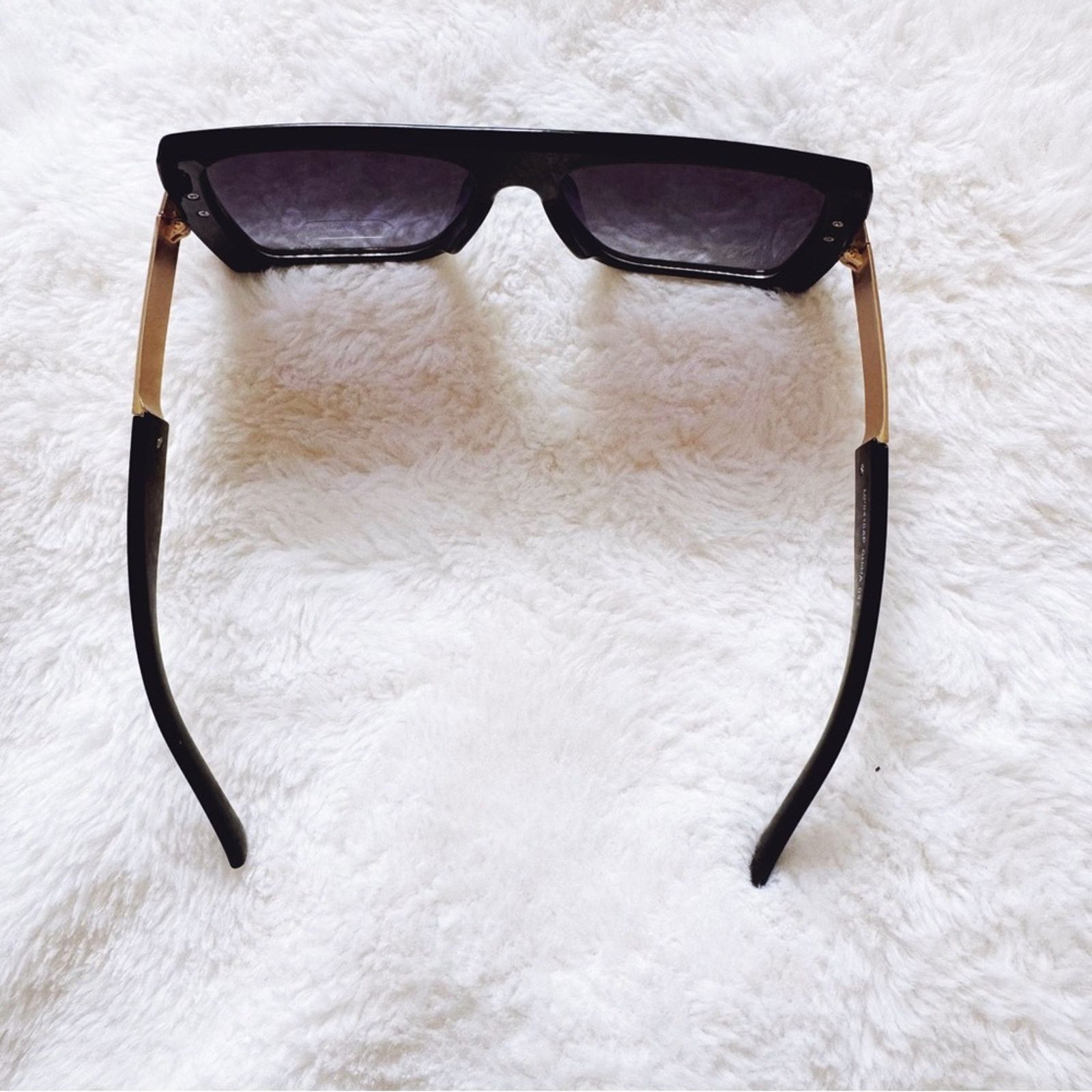 Other Inez Black Oversized Square Sunglasses Size ONE SIZE - 7 Thumbnail