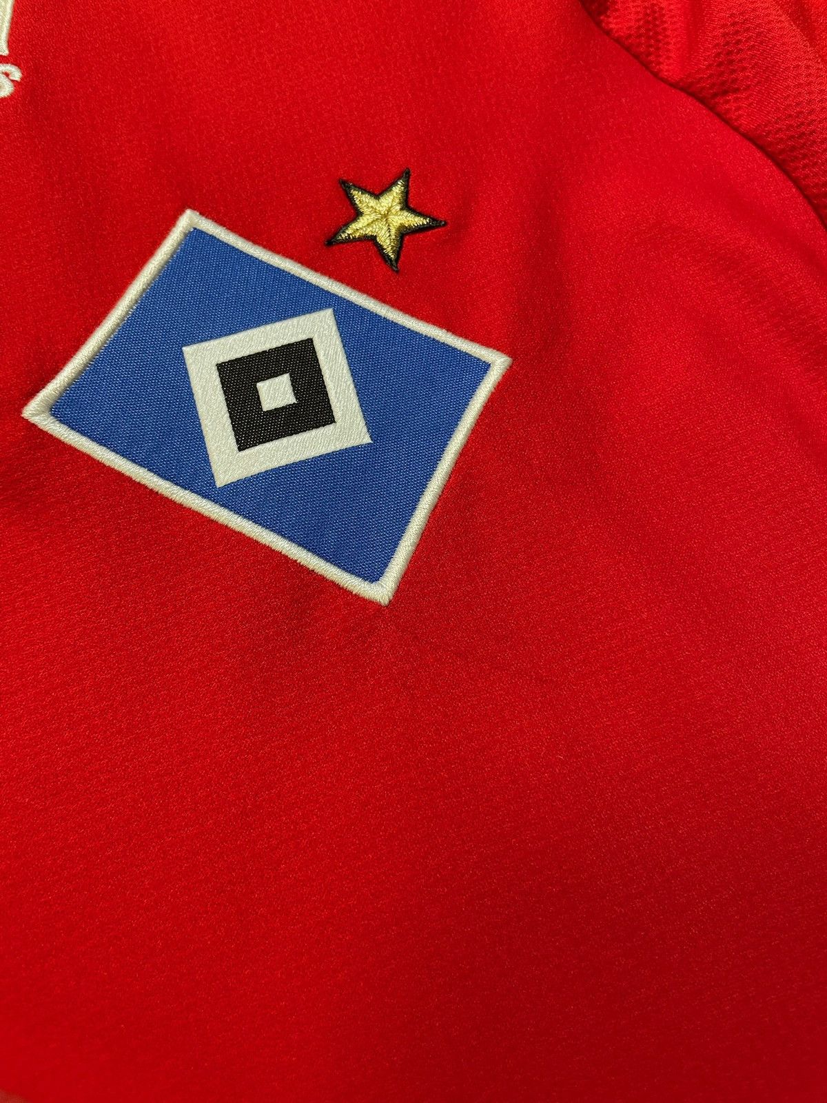 Other × Vintage Vintage Hamburg soccer jersey rare red away size XL Size US XL / EU 56 / 4 - 5 Thumbnail