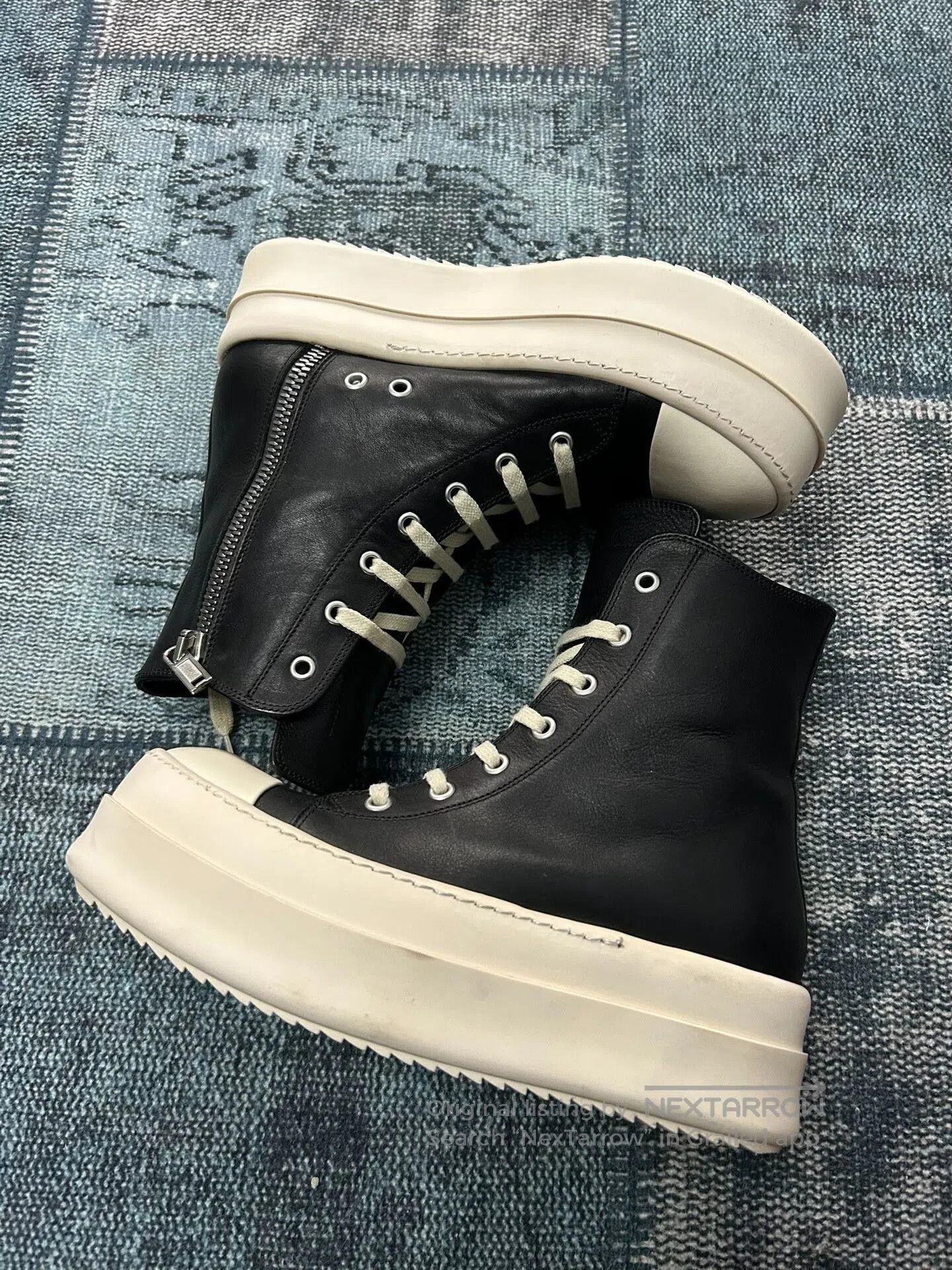 Rick Owens Rick Owens High-Top Platform Sneakers. Size US 5 / EU 37 - 4 Thumbnail
