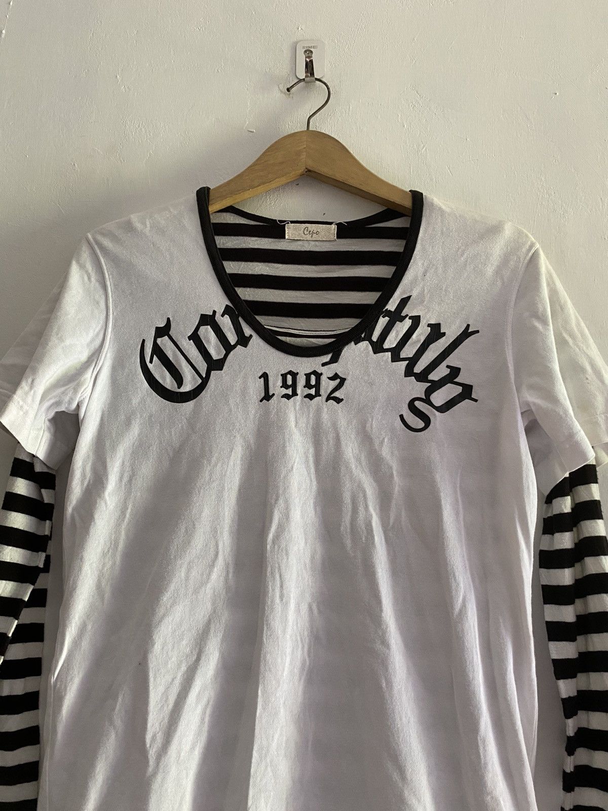 If Six Was Nine × Japanese Brand × Le Grande Bleu (L.G.B.) 2in1 double layers noconceptbutgoodsense poem tshirts Size US M / EU 48-50 / 2 - 3 Thumbnail