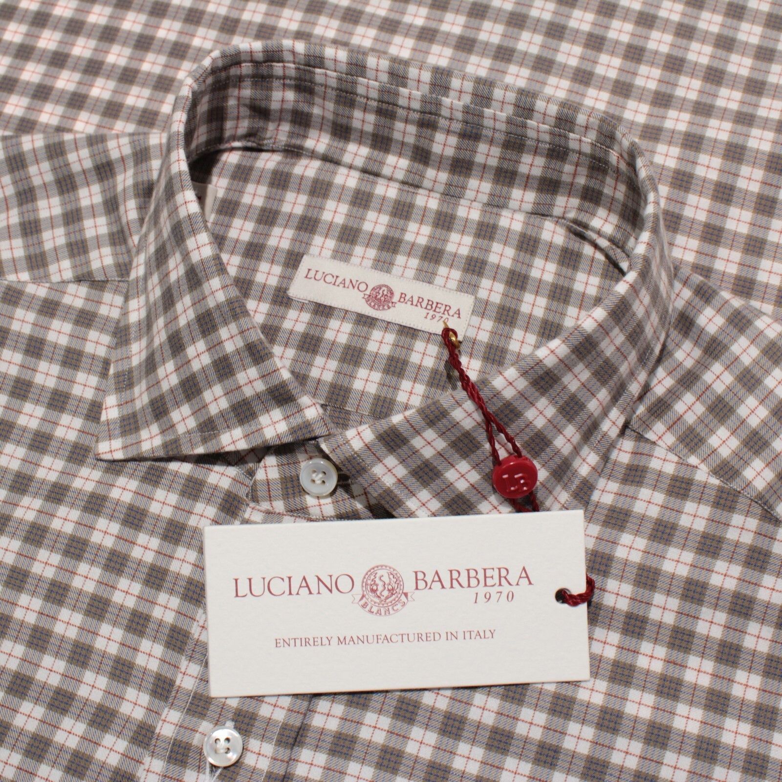 Luciano Barbera Luciano Barbera New with tags Shirt Size M US In Brown Size US M / EU 48-50 / 2 - 1 Thumbnail