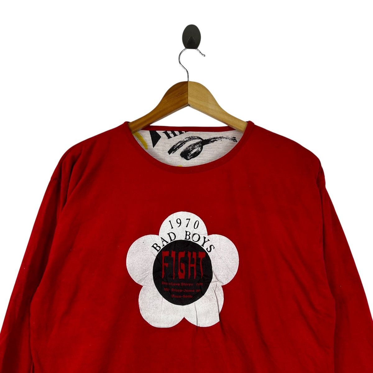 Vintage Vintage 1970 Bad Boys Fight Reversible Long Sleeve Shirt Size US M / EU 48-50 / 2 - 2 Thumbnail