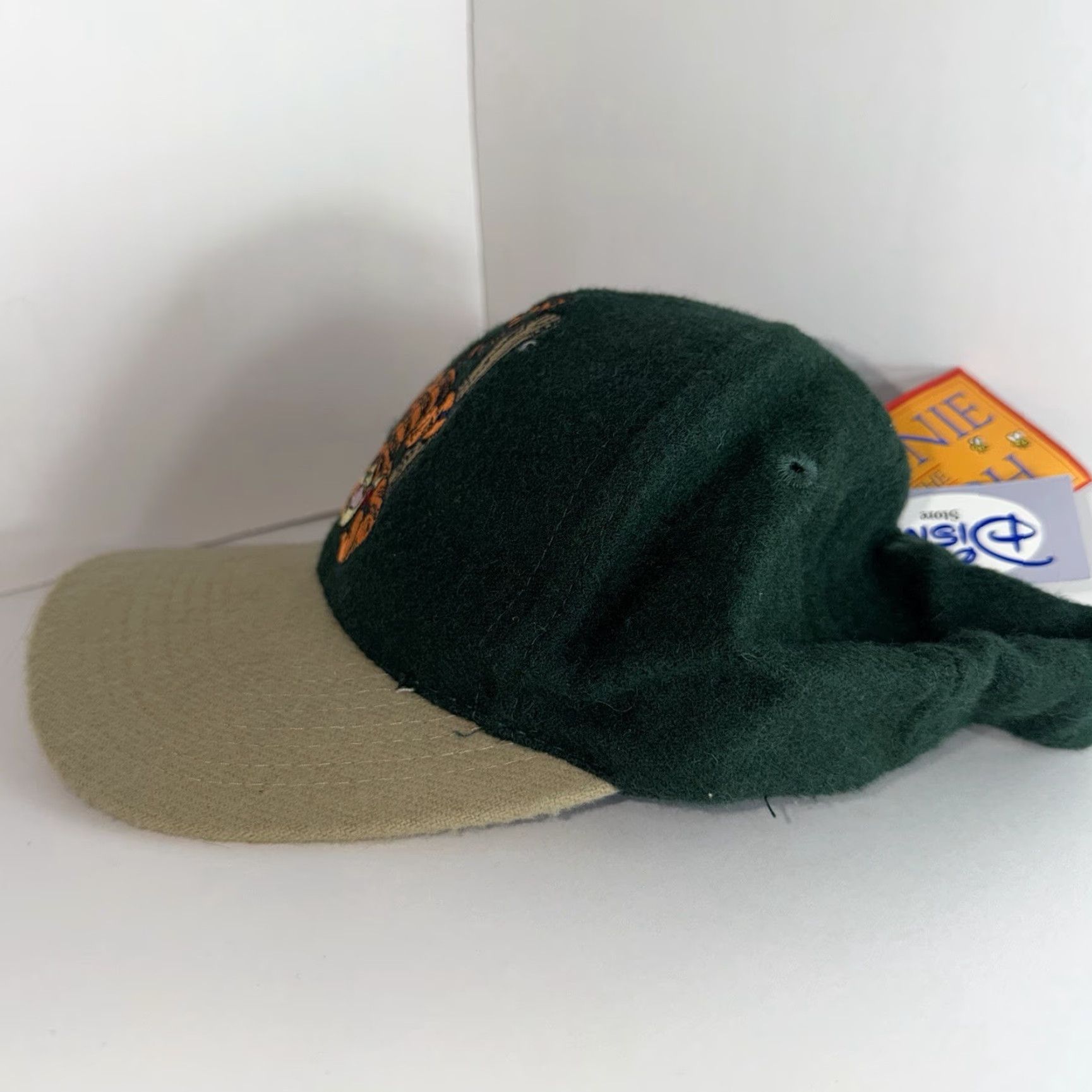 Disney VINTAGE Disney Tigger Wool Blend Hat Cap Strap Back Green 90s New Men Baseball Cap Adjustable Toys Animals Cartoon Boys Mens Size ONE SIZE - 6 Thumbnail