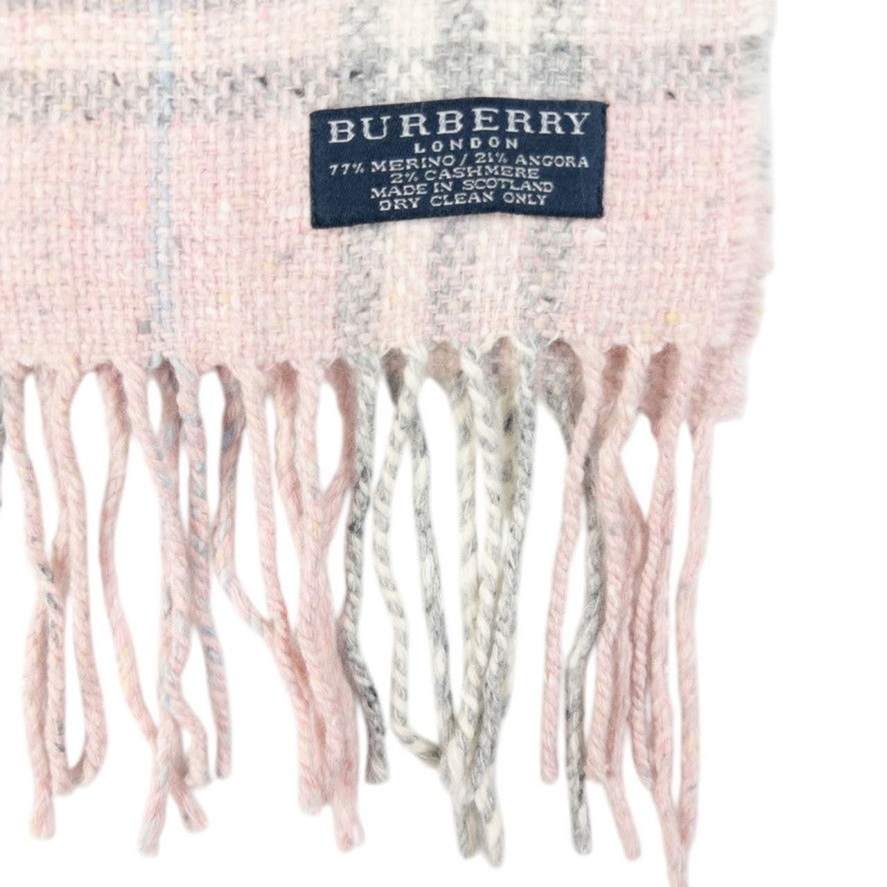 Burberry Vintage Burberry Nova Check Tassel Scarf Size ONE SIZE - 2 Thumbnail