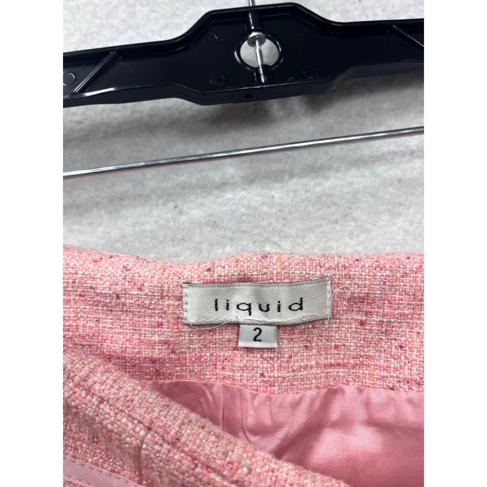Pinko Liquid Pink Pleated Mini Skirt Women's 2, Short, Cotton Linen Silk Viscose Polyester Blend, Zip Closure, Dry Clean, Casual Vintage: No, 90s? Size 26" / US 2 / IT 38 - 3 Thumbnail