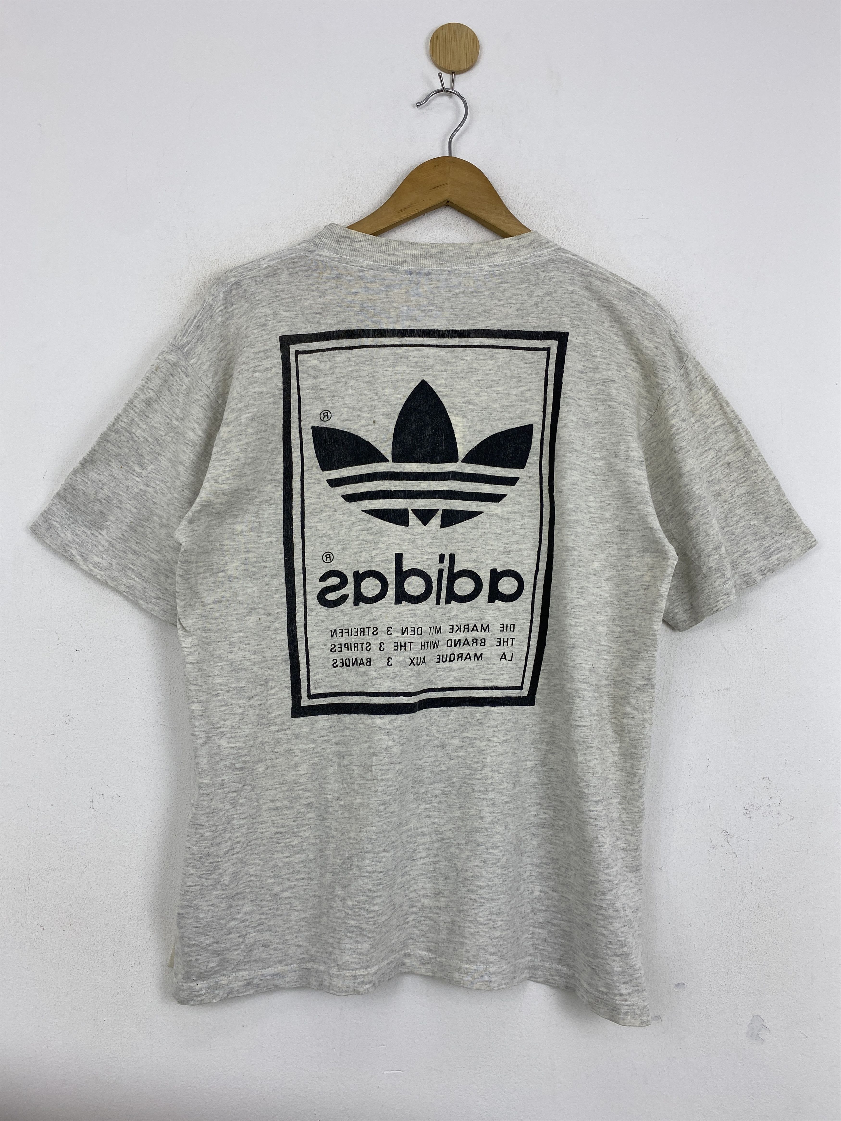Adidas × Vintage Vintage 90s Adidas Big Logo Short Sleeve T Shirt TA0558 Size US S / EU 44-46 / 1 - 3 Thumbnail