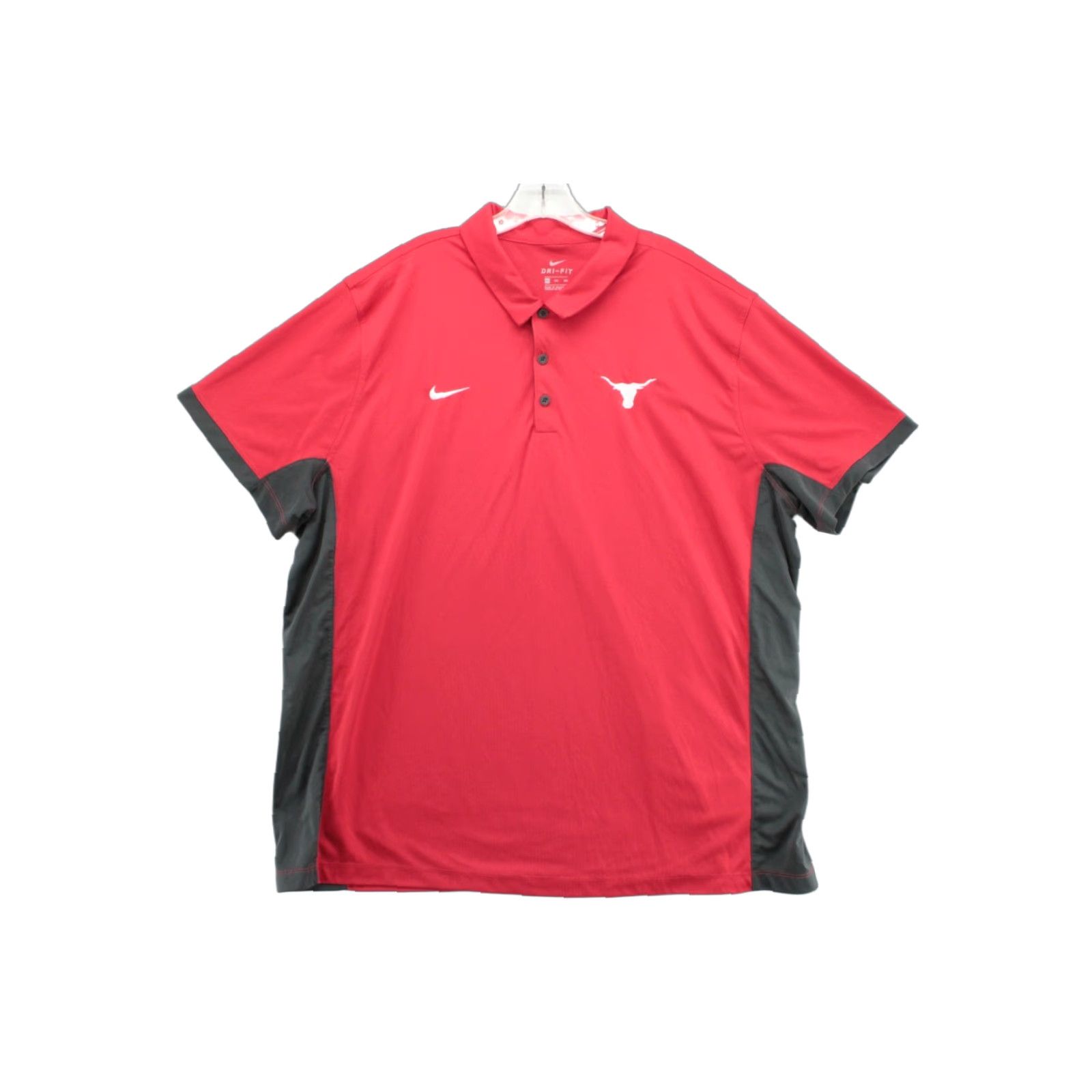 Nike Nike Polo Shirt Men’s 3XL Red Black Short Sleeves Texas Longhorn Dri-Fit Preppy Size US XXL / EU 58 / 5 - 1 Thumbnail