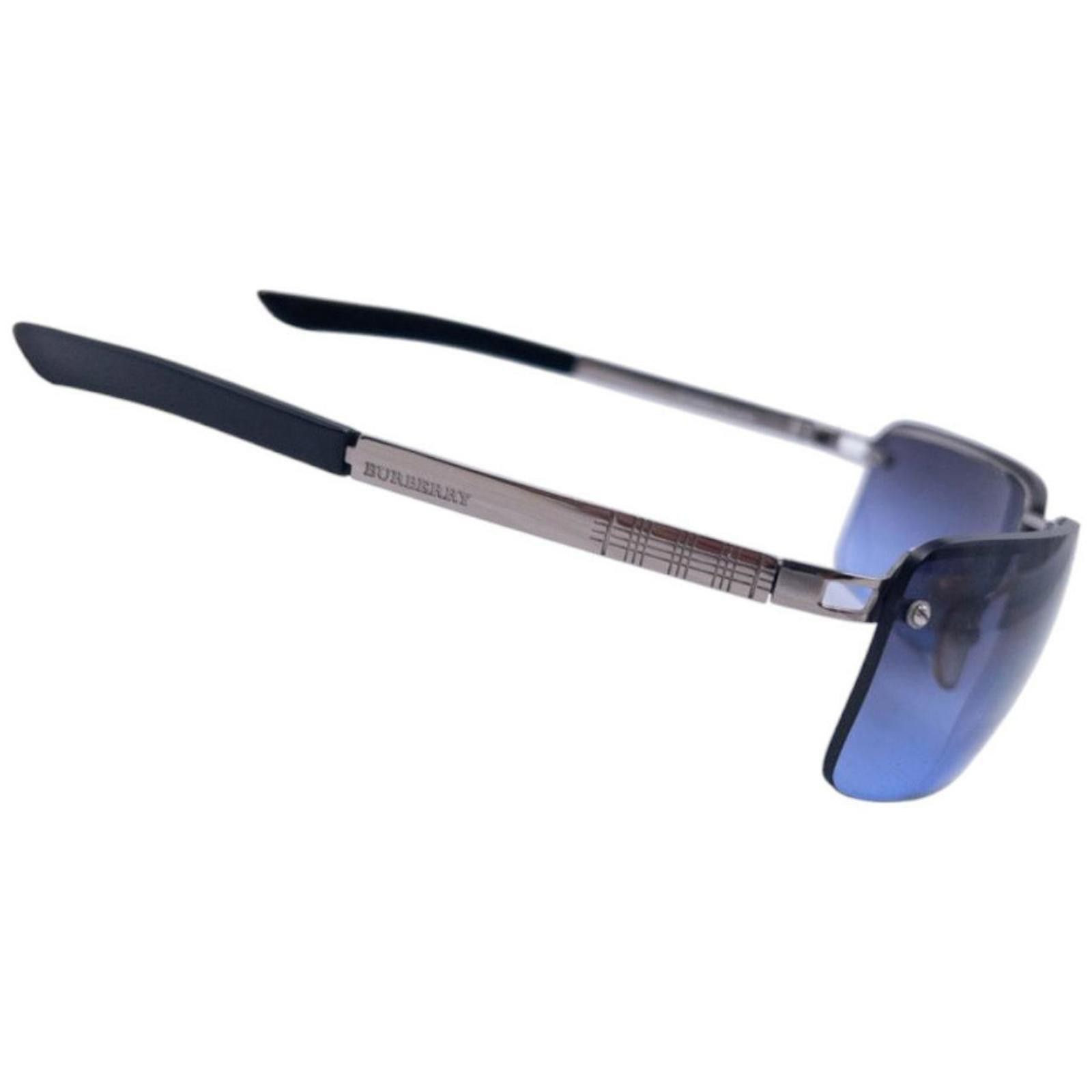Burberry Vintage Burberry Nova Check Rimless Sunglasses Size ONE SIZE - 3 Thumbnail