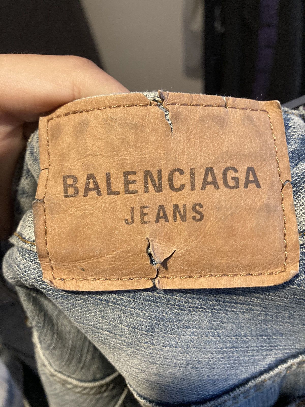Balenciaga Balenciaga Pull Up Ring Denim Jeans Size US 32 / EU 48 - 3 Thumbnail