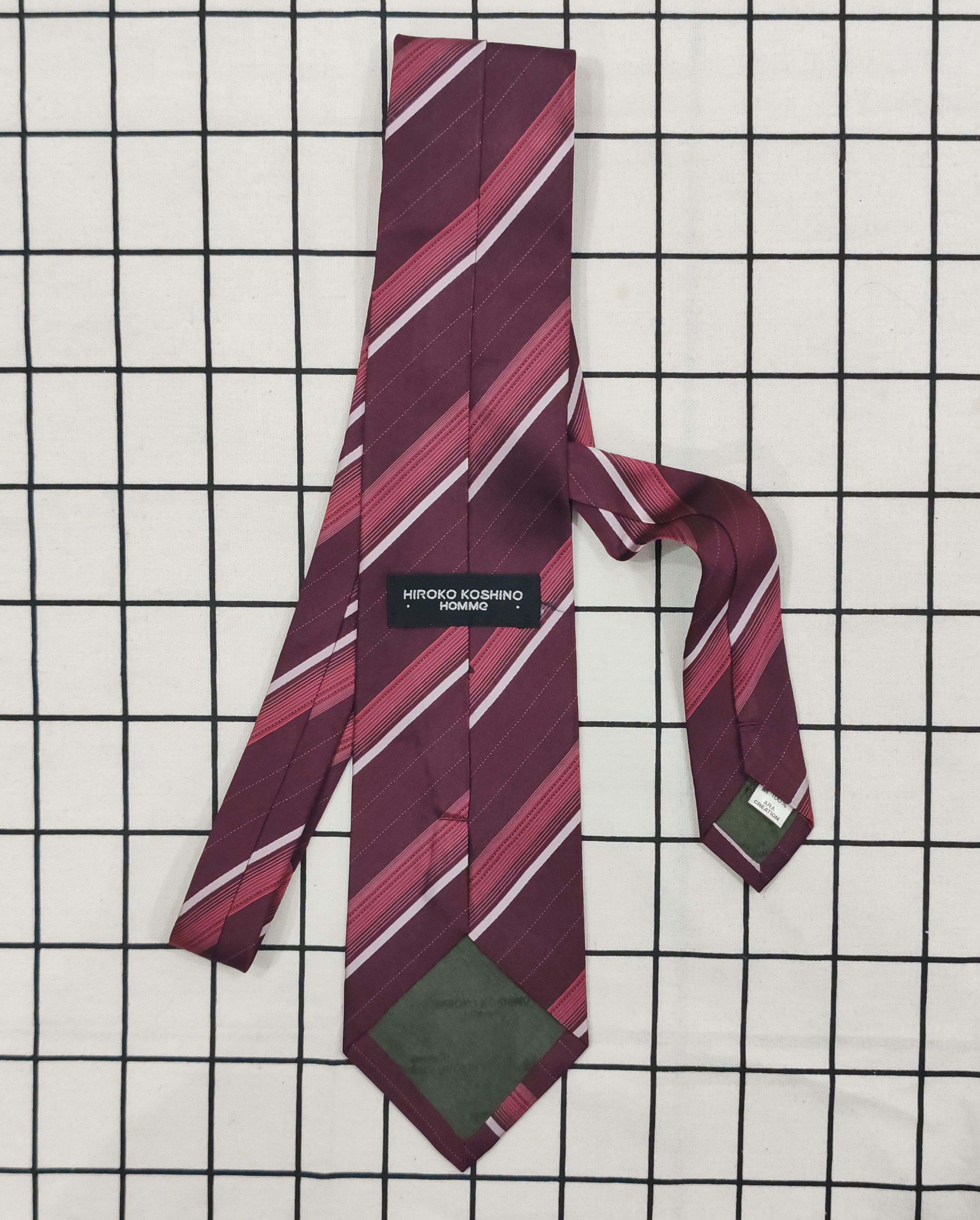 Hiroko Koshino Homme Hiroko Koshino Homme Classic Necktie Red Men Size ONE SIZE - 2 Thumbnail