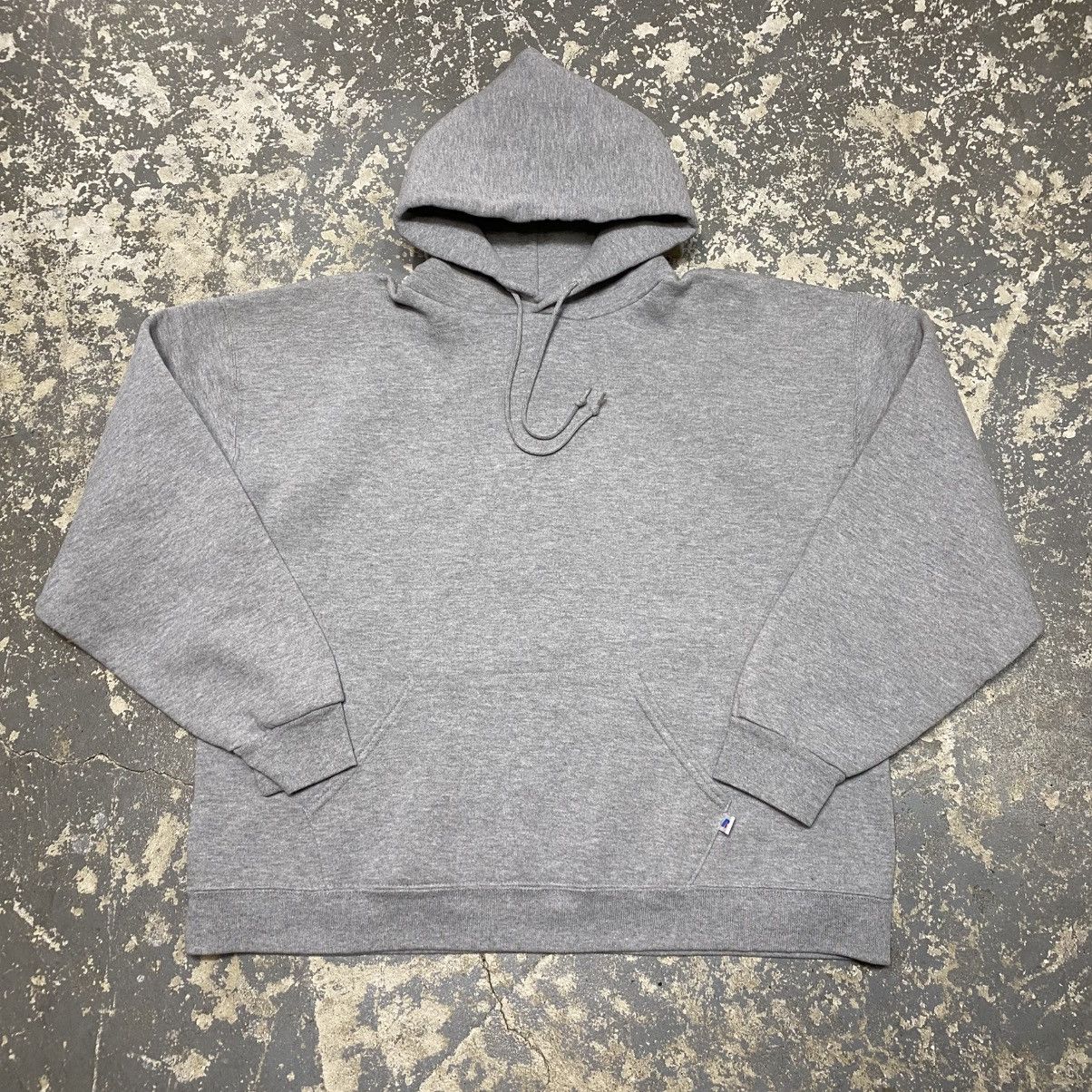 Russell Athletic × Vintage Vintage Russell Athletic Grey Blank Boxy Crewneck Hoodie Size US XL / EU 56 / 4 - 9 Thumbnail