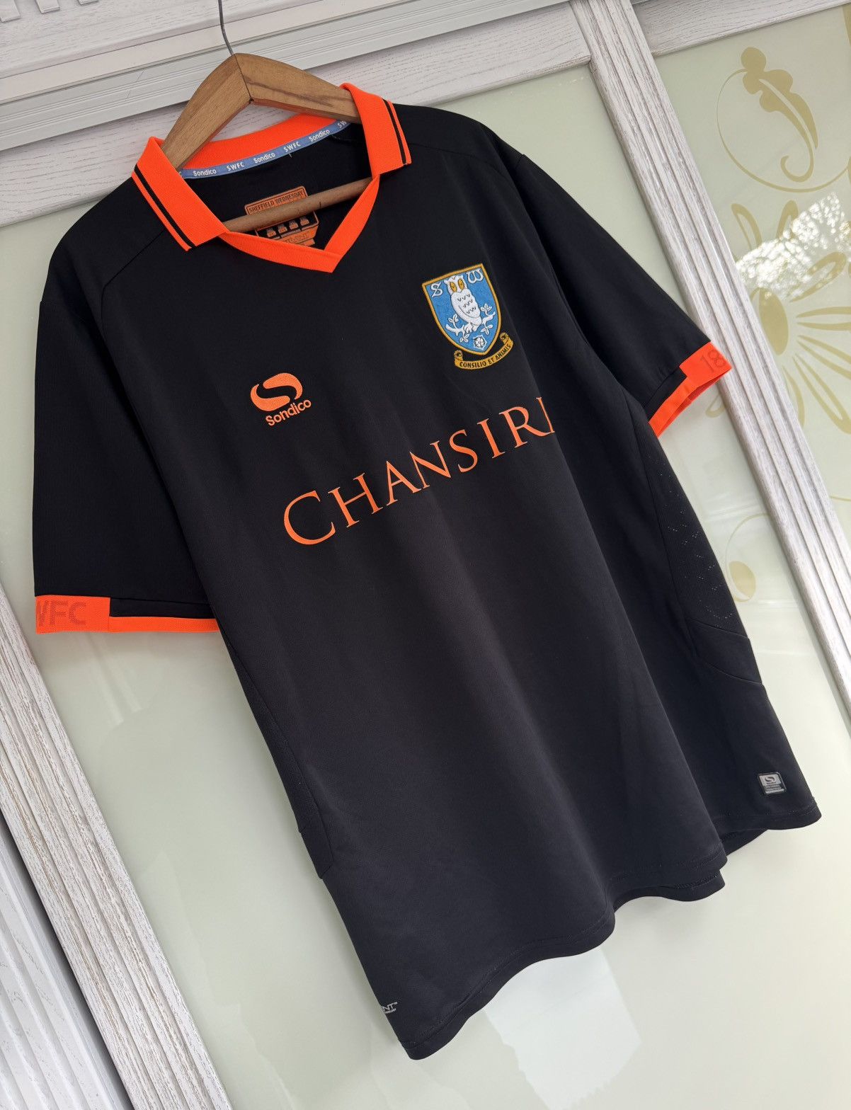 Vintage Sheffield Wednesday 2016-2017 Away Soccer Jersey Kit Shirt Size US XL / EU 56 / 4 - 4 Thumbnail