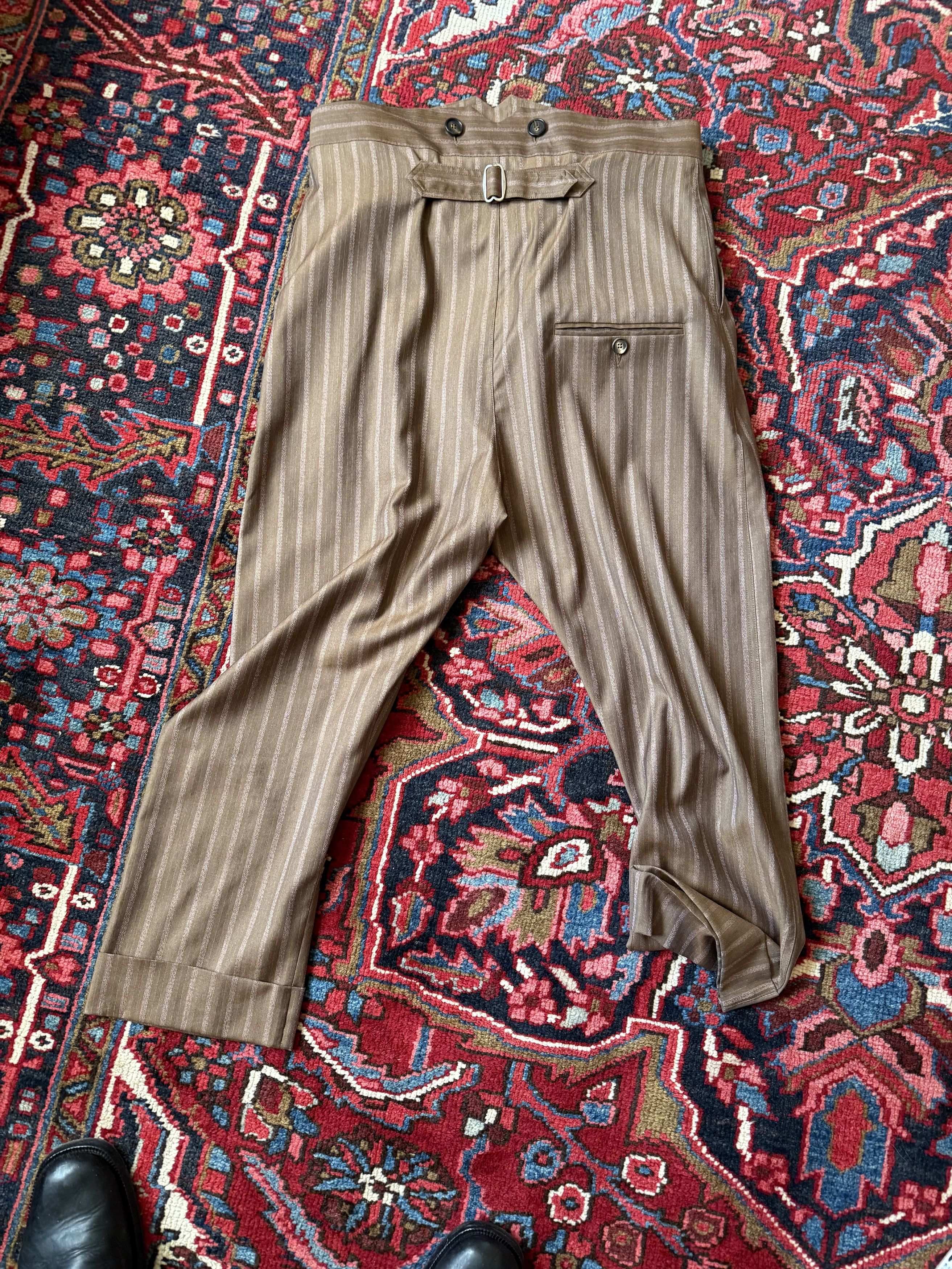 Vivienne Westwood Vivienne Westwood Striped Corset Trousers Size US 32 / EU 48 - 12 Thumbnail