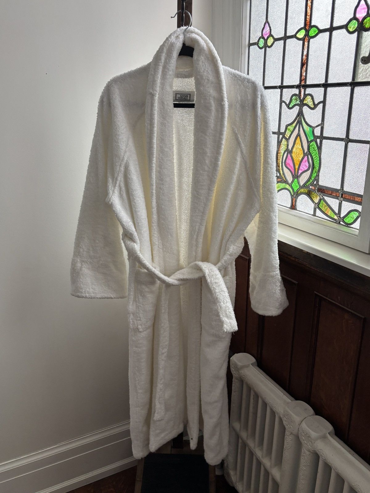 Vintage Vintage Bath Robe 1990s Gianni Versace Robe Belted Terry Size US L / EU 52-54 / 3 - 1 Thumbnail